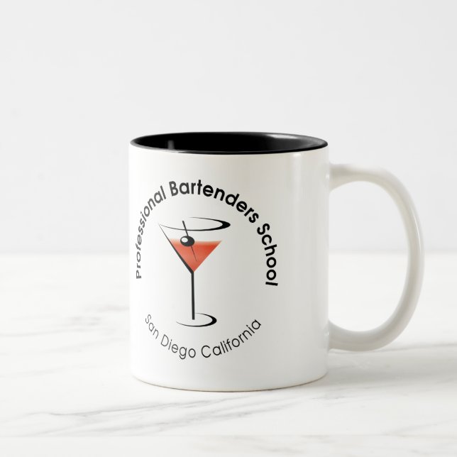 Professional Bartender School Coffee Mug (Right)