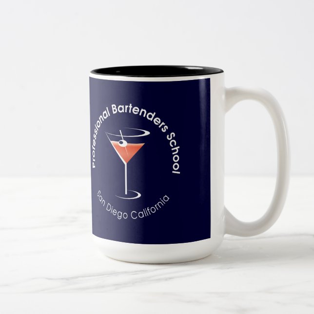 Professional Bartender School Coffee Mug (Right)