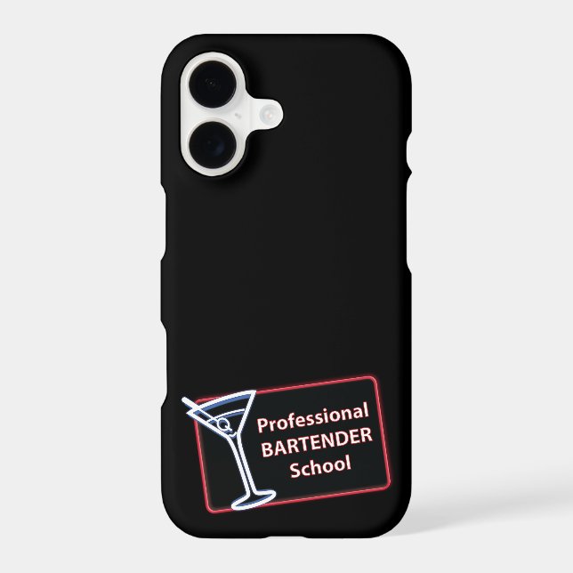 Professional Bartender School iPhone/iPad Case (Back)