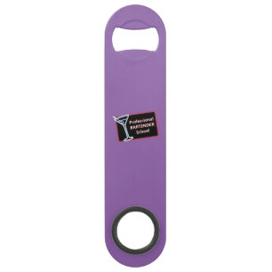 Professional Bartender School Logo Bottle Opener