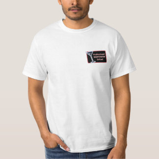 Professional Bartender School Logo Tee