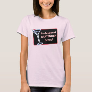 Professional Bartender School Logo Tee