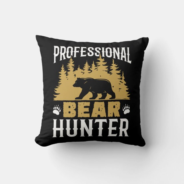 Professional Bear Hunter Cushion (Front)