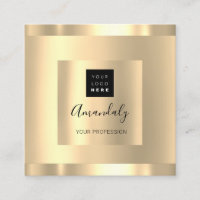 Professional Beauty Studio Hair Salon Gold Logo