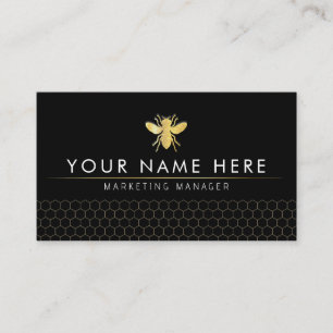 professional Bee BeeKeeper Honey                 Business Card