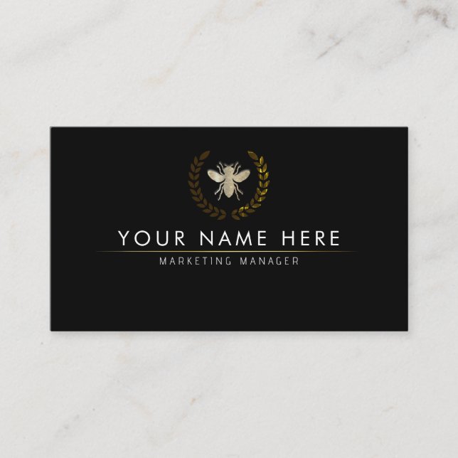 professional Bee BeeKeeper Honey                 Business Card (Front)