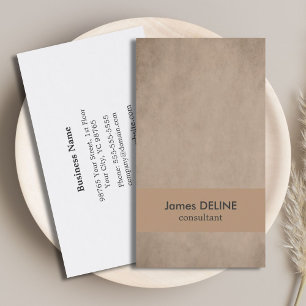 Professional Beige Elegant Business Card