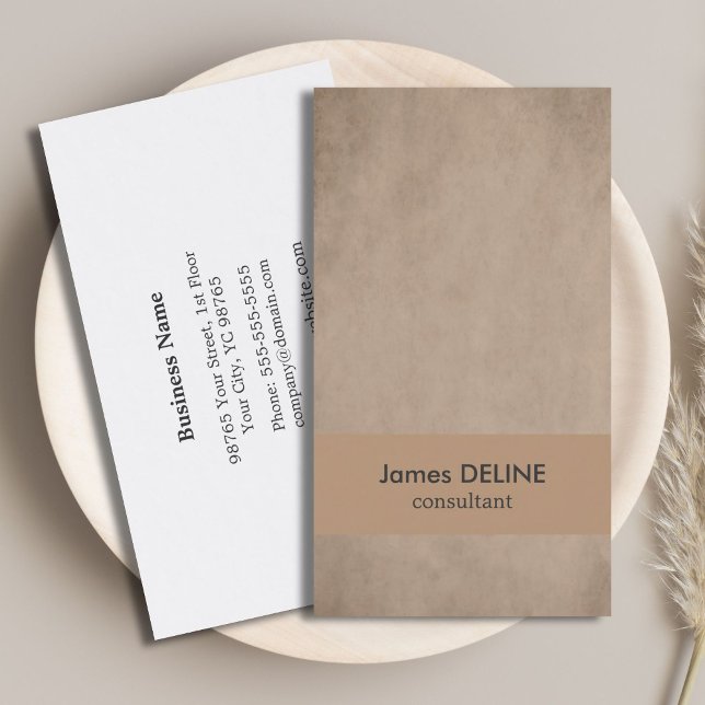 Professional Beige Elegant Business Card (Creator Uploaded)