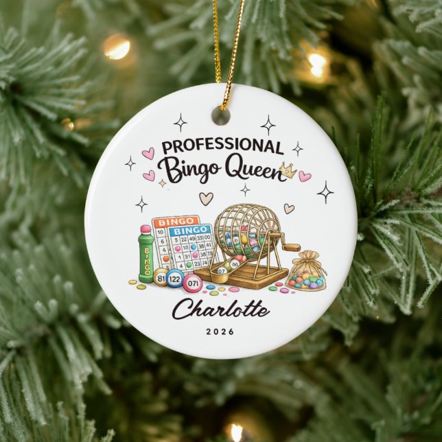 Professional Bingo Queen Ornament (Tree)