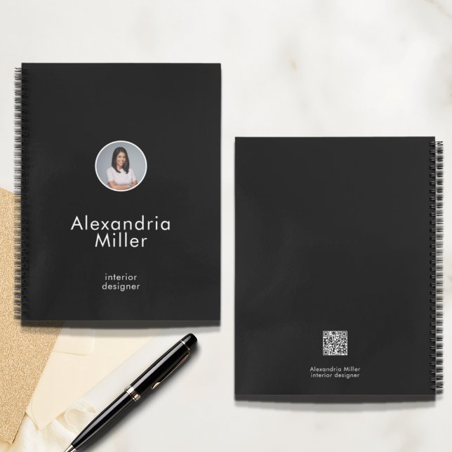 Professional Bio Photo QR Code Notebook (Creator Uploaded)