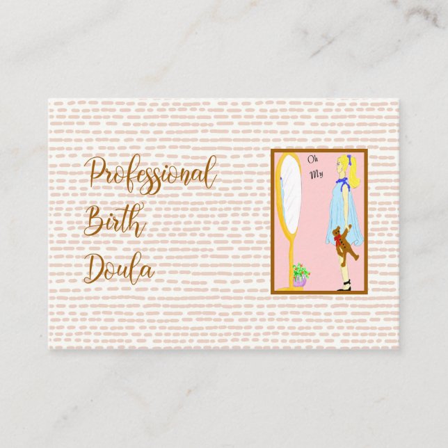 Professional Birth Doula Business Card (Front)