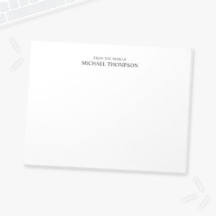 Professional Black and White Notepad