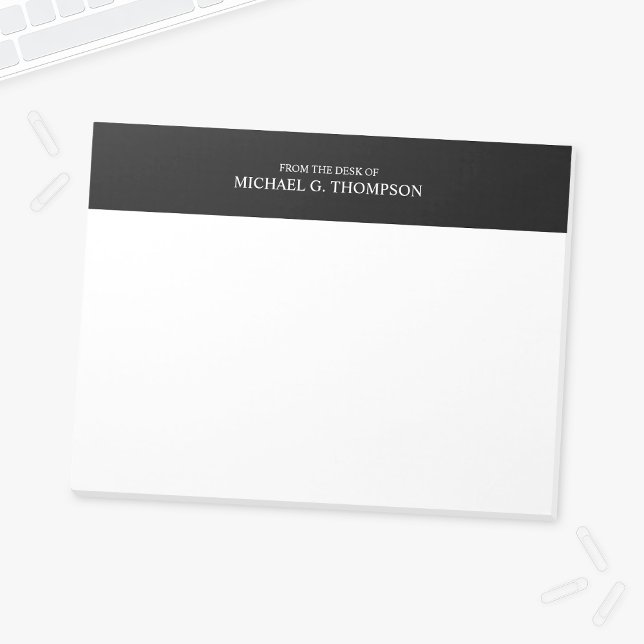 Professional Black and White Notepad (Creator Uploaded)