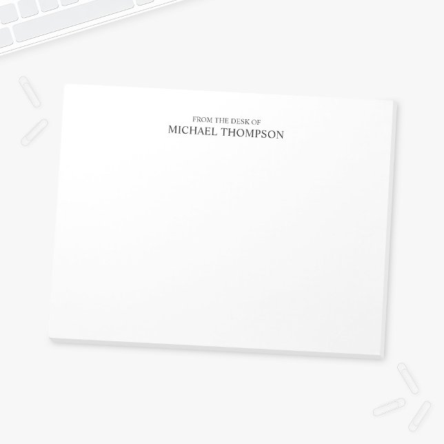 Professional Black and White Notepad (Creator Uploaded)