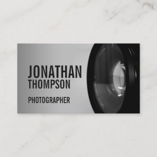 Professional Black and White Photography Business Card