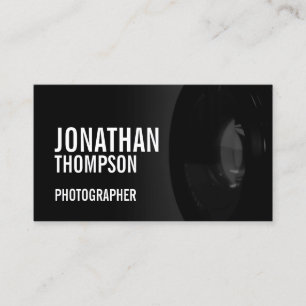Professional Black and White Photography Business Card