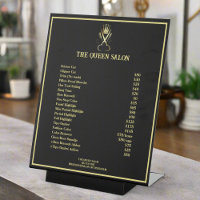 Professional Black & Gold Scissor Price List  