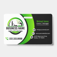Professional Black Green Lawn Care Service