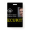 Professional Black Security Guard Photo ID