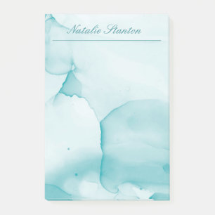 Professional Blue and White Watercolor Post-it Notes