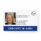 Professional Blue Company Logo Employee Photo ID