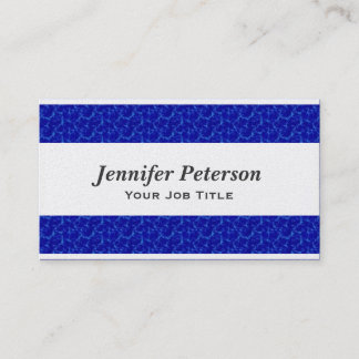 Professional Blue Water Texture Business Card