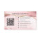 Professional Blush Pink Agate Company Logo QR Code