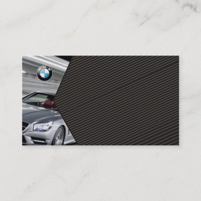 professional BMW auto car dealer and seller card (Front)