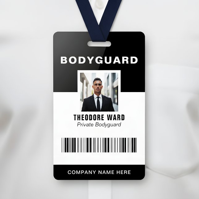 Professional Bodyguard ID Private Security Badge ID Badge (Creator Uploaded)