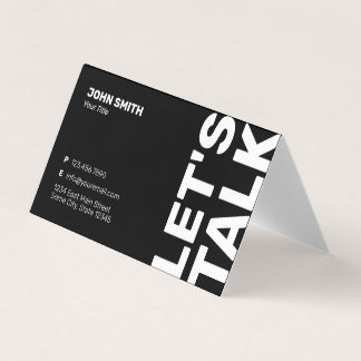 Professional Bold Minimalist Modern Business Card