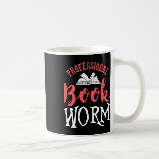 Professional Book Worm  Coffee Mug (Right)