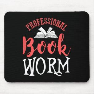 Professional Book Worm Mouse Mat