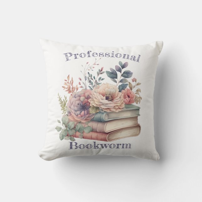 Professional Bookworm Cushion (Front)