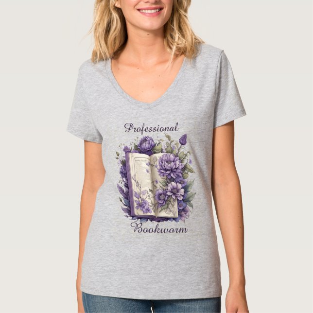 Professional Bookworm T-Shirt (Front)