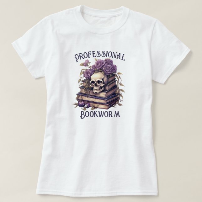 Professional Bookworm T-Shirt (Design Front)