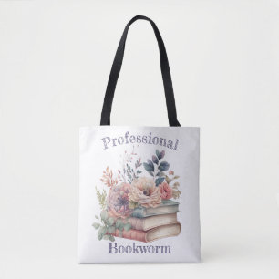 Professional Bookworm Tote Bag