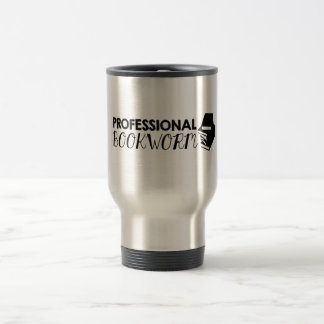 Professional bookworm travel mug