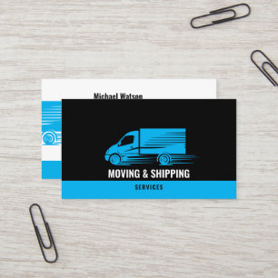 Professional Box Truck Moving Delivery Company Business Card