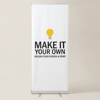 Professional Brand Identity Upload Your Design Retractable Banner