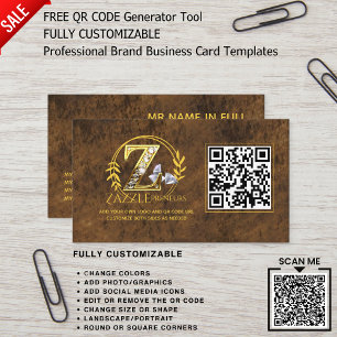 PROFESSIONAL BRANDED LOGO DESIGN QR CODE TEMPLATE  BUSINESS CARD