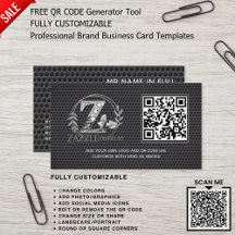 PROFESSIONAL BRANDED LOGO DESIGN QR CODE TEMPLATE
