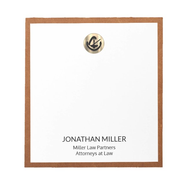 Professional Branded Notepad (Front)