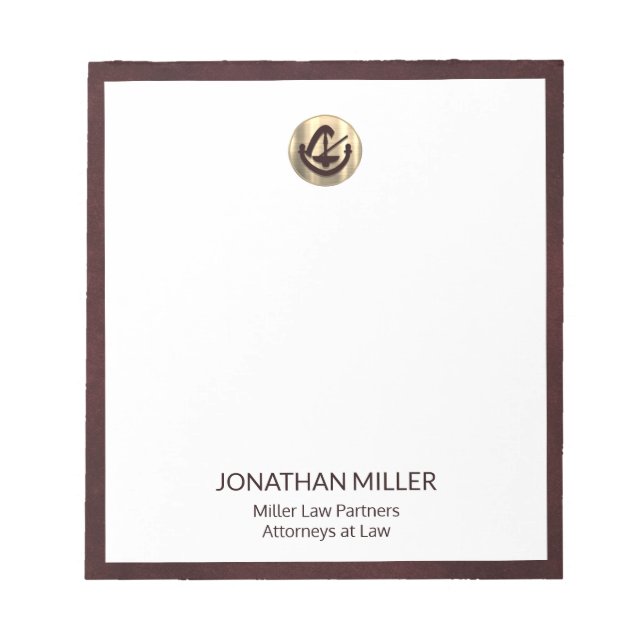 Professional Branded Notepad (Front)