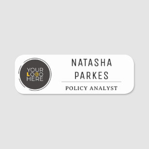 Professional Branding: Custom Logo Name Tag