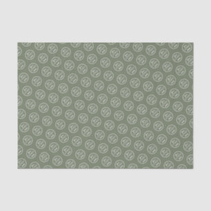 Professional Branding Minimalist Logo Sage Green Tissue Paper