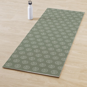 Professional Branding Minimalist Logo Sage Green Yoga Mat