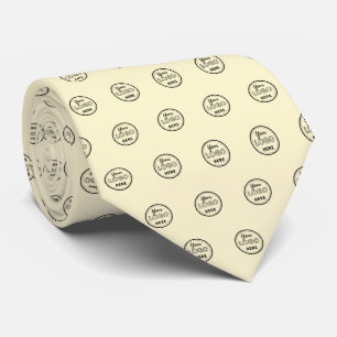 Professional Branding Modern Groovy Logo Tie