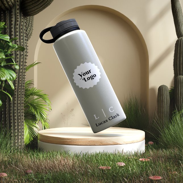 Professional Branding Modern Minimalist Grey Thermal Tumbler (Professional Branding Modern Minimalist Gray Thermal Tumbler)