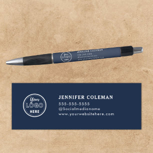 Professional Branding Promotional Logo Navy Blue