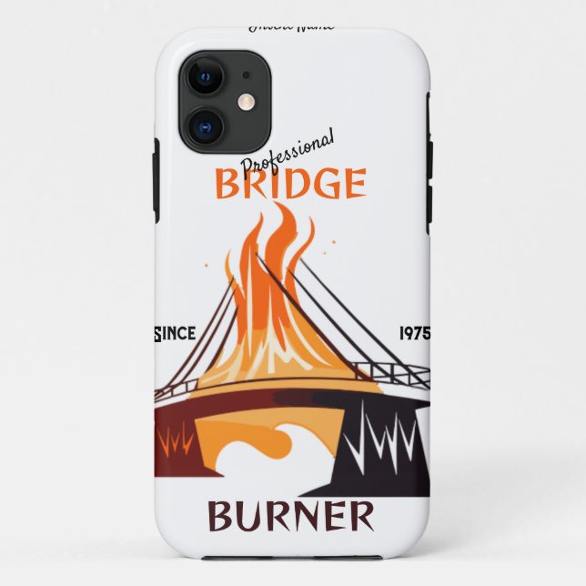 Professional Bridge Burner Case-Mate iPhone Case (Back)